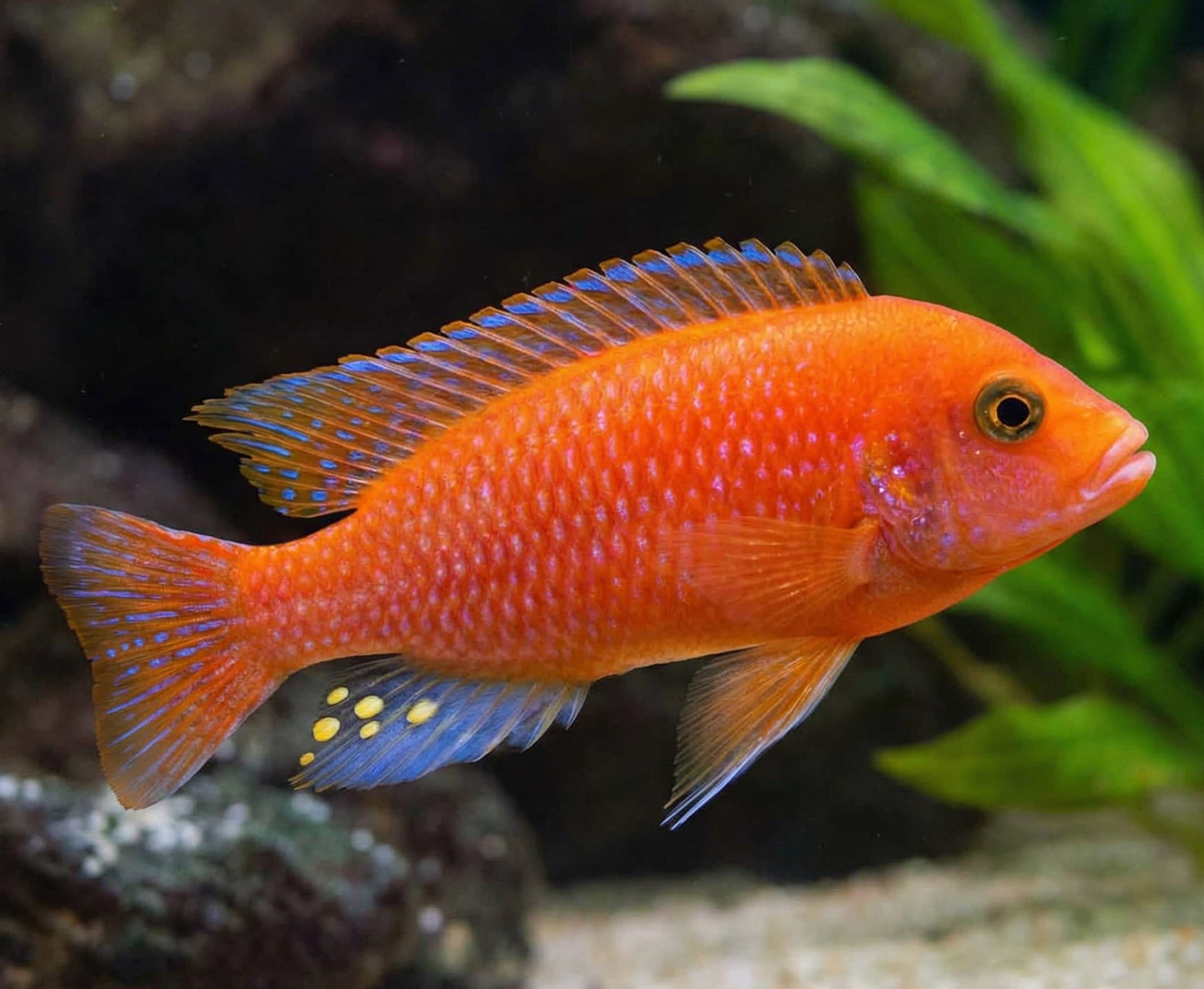 Red Zebra Cichlid